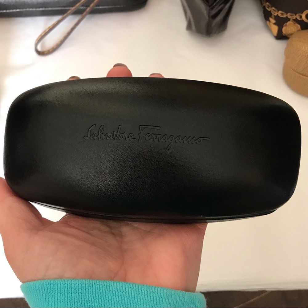 Salvatore Ferragamo hard shell eyewear case